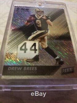 2018 Panini Day Drew Brees 1/1 Jersey Tag