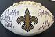 2019 New Orleans Saints Multi-signed X22 Autographed Nfl Football Beckett Loa