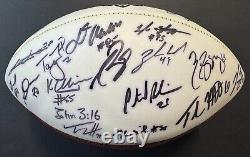 2019 New Orleans Saints Multi-Signed x22 Autographed NFL Football Beckett LOA