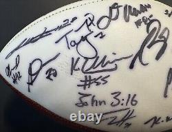 2019 New Orleans Saints Multi-Signed x22 Autographed NFL Football Beckett LOA