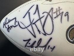 2019 New Orleans Saints Multi-Signed x22 Autographed NFL Football Beckett LOA