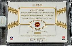2020 Panini Flawless CHASE YOUNG Rookie RC Patch Auto SAPPHIRE /10 WFT Redskins