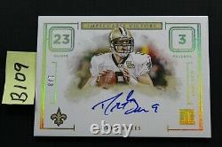 2020 Panini Impeccable DREW BREES Impeccable Victory SSP Auto 1/3 B109