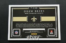 2020 Panini Impeccable DREW BREES Impeccable Victory SSP Auto 1/3 B109