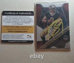 2020 Panini Mosaic Will to Win #WW15 Drew Brees New Orleans Saints With COA