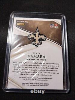 2020 immaculate football Alvin Kamara Autograph 2/25 New Orleans Saints