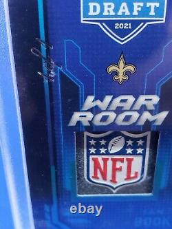 2021 Absolute Ian Book NFL Shield War Room Patch 1 of 1 Rookie 1/1