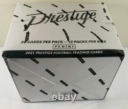 2021 NFL FOOTBALL PRESTIGE FACTORY SEALED CELLO FAT PACK BOX- Sunburst Parallel