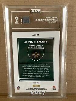 2021 Panini Donruss Optic Downtown #dt22 Alvin Kamara Tag 9