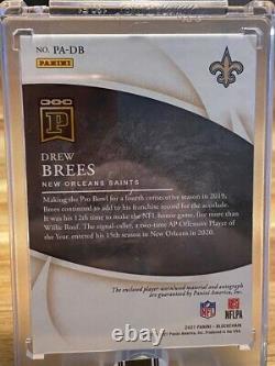 2021 Panini Immaculate Blockchain Drew Brees 1/1 NFL Patch Autograph