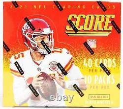 2021 Panini Score NFL Football Hobby Box New And Factory Sealed Free Shipping