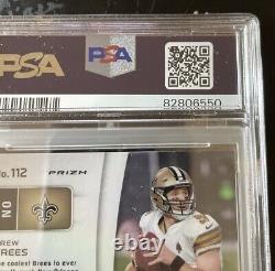 2021 Panini Spectra Drew Brees Neon Blue Prizm /60 New Orleans Saints #112 Pop1