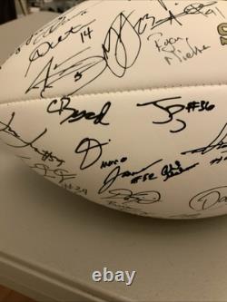 2022 Baden New Orleans Saints Litho Signed Team Football