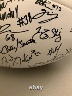 2022 Baden New Orleans Saints Litho Signed Team Football
