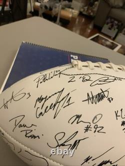 2022 Baden New Orleans Saints Litho Signed Team Football