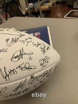 2022 Baden New Orleans Saints Litho Signed Team Football