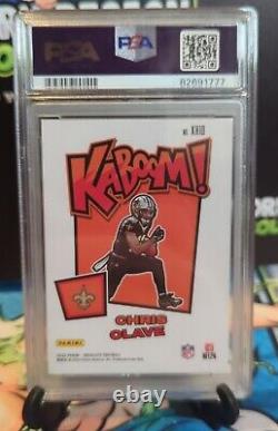 2022 Panini Absolute Chris Olave Rookie KABOOM! PSA 9 New Orleans Saints