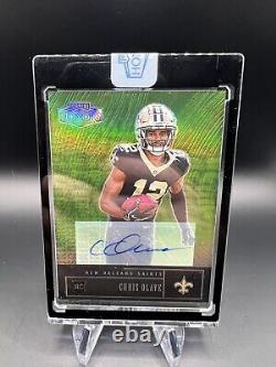 2022 Panini Honors Chris Olave Case Enclosed RC Auto 16/35 New Orleans Saints