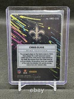 2022 Panini One #SRG-COL Chris Olave Surge (RC) SSP Case Hit New Orleans Saints