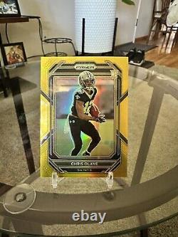 2022 Prizm Chris Olave RC Gold /10