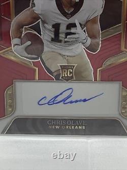 2022 Select Chris Olave Red RC Auto /60 New Orleans Saints