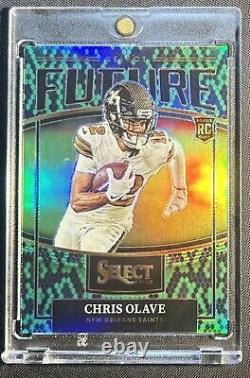 2022 Select Future Chris Olave Snakeskin Prizm /2 Rookie RC #SF-6 Saints SSP