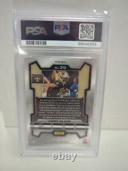 2023 Chris Olave Panini Prizm White Sparkle #212 SSP PSA 10