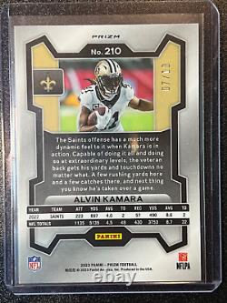 2023 Panini Prizm 2023 Prizm Football Alvin Kamara GOLD PRIZM #7/10 Saints #210