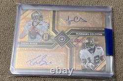 2024 Gold Standard Drew Brees, Marques Colston Super Bowl Diamond Signatures /10