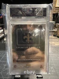 2024 Panini Origins Spencer Rattler RC Rookie GREEN /5 New Orleans Saints #1/5