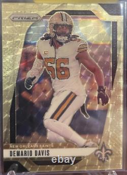 2024 Panini Prizm DeMario Davis #207 Gold Vinyl /5