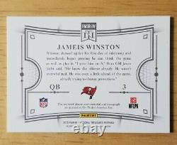 2105 National Treasures Rookie Materials Signatures Black 2/3 Jameis Winston