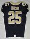 #25 Rafael Bush Of New Orleans Saints Nfl Game Issued Player Worn Jersey
