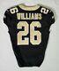 #26 P. J. Williams Of New Orleans Saints Nfl Locker Room Player Worn Jersey