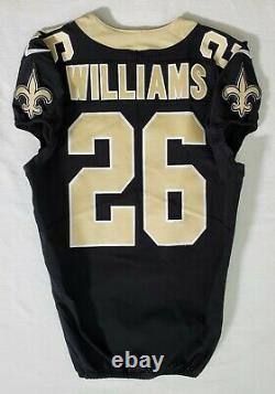 #26 P. J. Williams of New Orleans Saints NFL Locker Room Player Worn Jersey