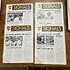 4 Signals New Orleans Saints Newsletters 1975 1976 Vintage Rare