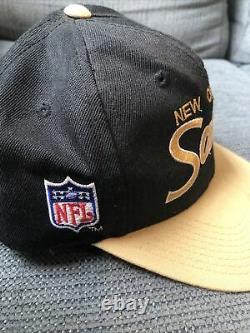 90s Vintage New Orleans Saints Sports Specialties Snapback Hat NFL Youngan