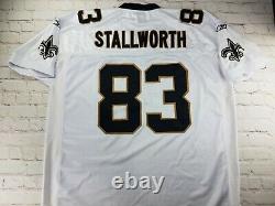 AUTHENTIC New Orleans Saints Donte Stallworth Jersey White Size 56 Reebok