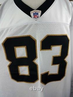 AUTHENTIC New Orleans Saints Donte Stallworth Jersey White Size 56 Reebok