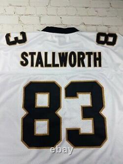 AUTHENTIC New Orleans Saints Donte Stallworth Jersey White Size 56 Reebok