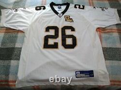 AUTHENTIC REEBOK DOUBLE STITCHED (RARE) NFL SAINTS #26 McALLISTER JERSEY SZ 52