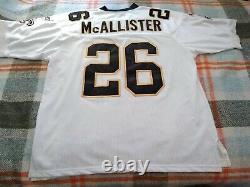 AUTHENTIC REEBOK DOUBLE STITCHED (RARE) NFL SAINTS #26 McALLISTER JERSEY SZ 52