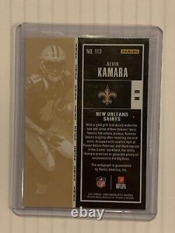 Alvin Kamara 2017 Contenders Optic Prizm Rookie Auto PSA 10