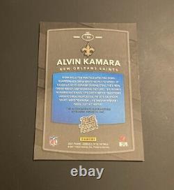 Alvin Kamara 2017 Donruss Optic #199 Rookie Auto Panini Honors GREEN Holo 1/1