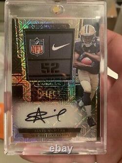 Alvin Kamara 2017 Select Rc Laundry Tag one of one 1/1
