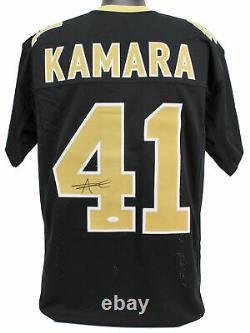 Alvin Kamara Authentic Signed Black Pro Style Jersey Autographed JSA Witness