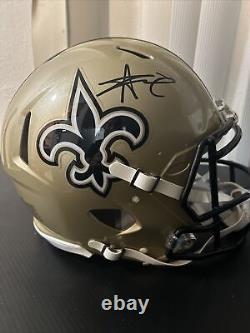 Alvin Kamara Autographed New Orleans Saints Full Size Speed Helmet Certified