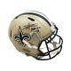 Alvin Kamara Autographed New Orleans Saints Speed Full-size Football Helmet Bas