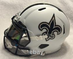 Alvin Kamara Autographed Saints Lunar Eclipse Full Size Helmet Beckett