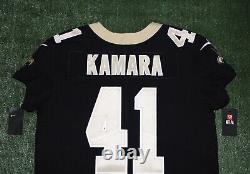 Alvin Kamara New Orleans Saints Captain Patch Nike Vapor Elite Jersey Sz 48/XL